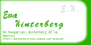 eva winterberg business card